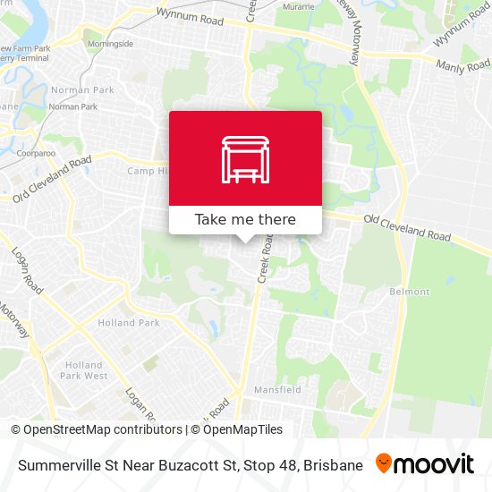 Summerville St Near Buzacott St, Stop 48 map