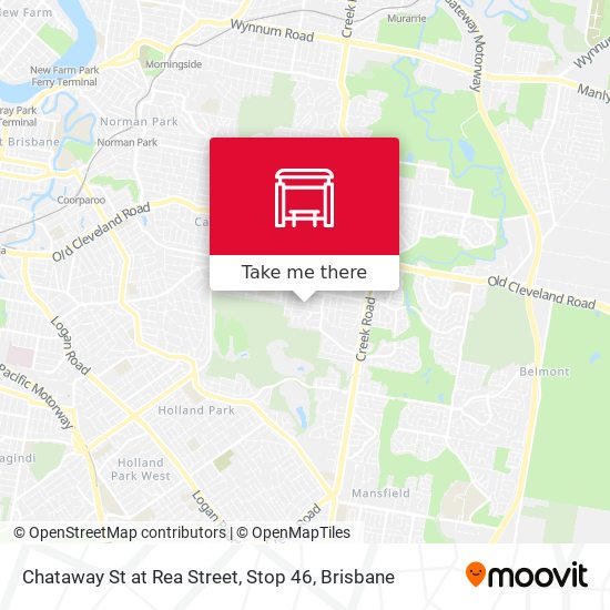 Chataway St at Rea Street, Stop 46 map