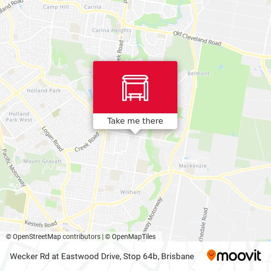 Wecker Rd at Eastwood Drive, Stop 64b map
