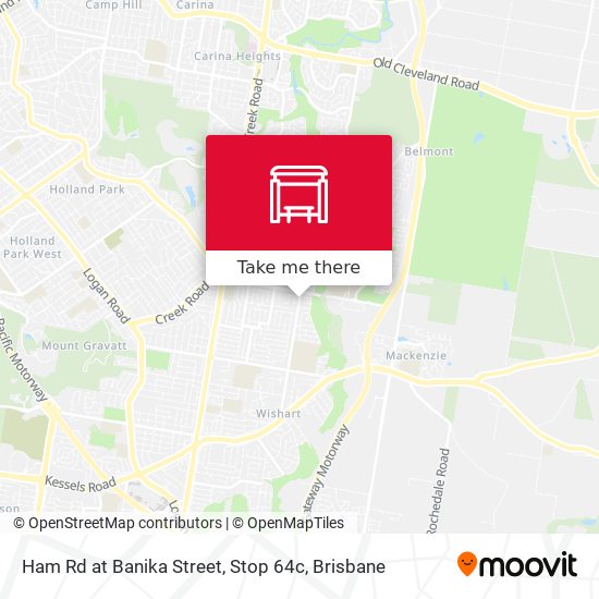Ham Rd at Banika Street, Stop 64c map