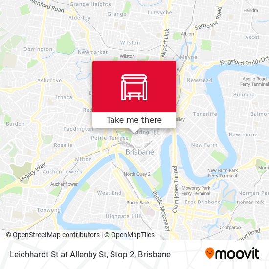 Leichhardt St at Allenby St, Stop 2 map