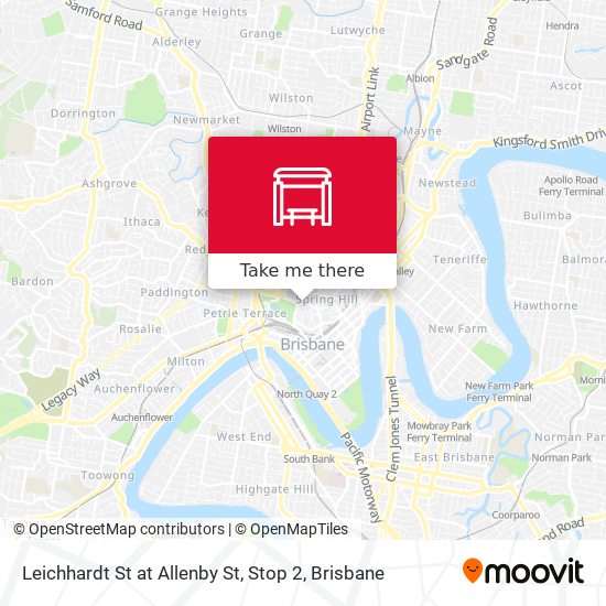 Leichhardt St at Allenby St, Stop 2 map