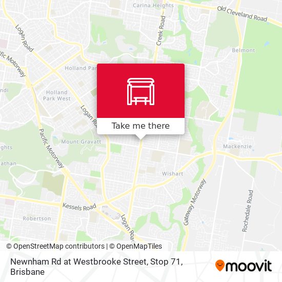 Newnham Rd at Westbrooke Street, Stop 71 map