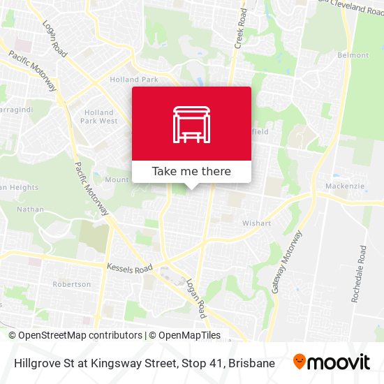 Hillgrove St at Kingsway Street, Stop 41 map