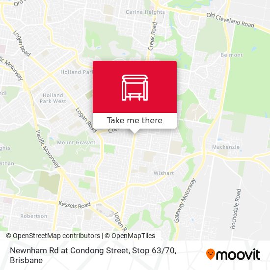Newnham Rd at Condong Street, Stop 63 / 70 map