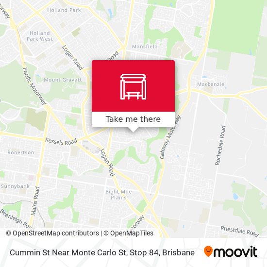 Cummin St Near Monte Carlo St, Stop 84 map