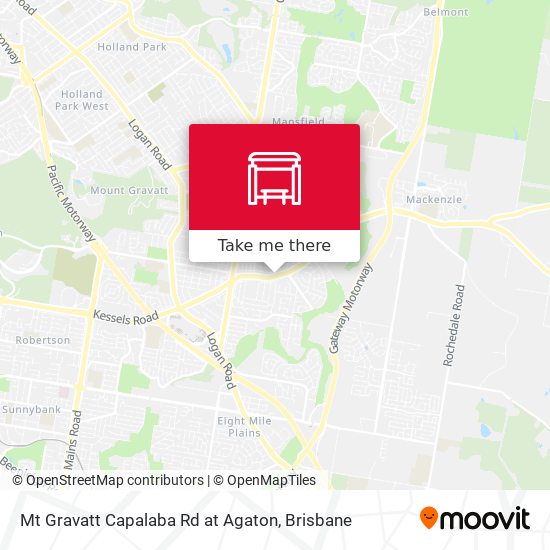 Mt Gravatt Capalaba Rd at Agaton map