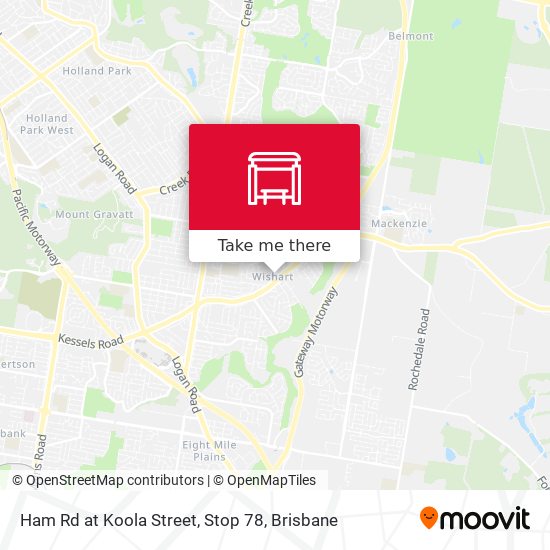 Ham Rd at Koola Street, Stop 78 map