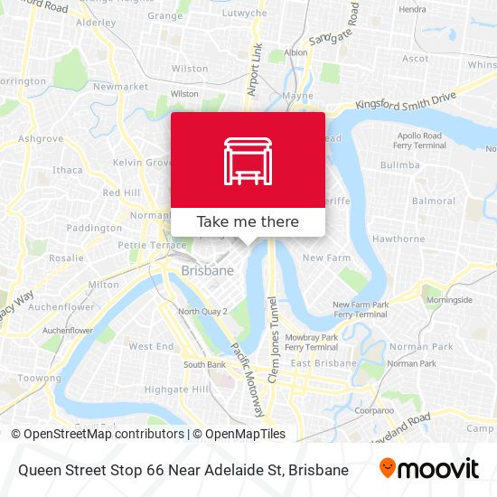 Queen Street Stop 66 Near Adelaide St map