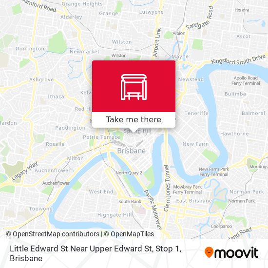 Little Edward St Near Upper Edward St, Stop 1 map