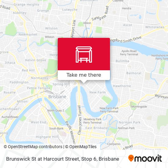 Brunswick St at Harcourt Street, Stop 6 map