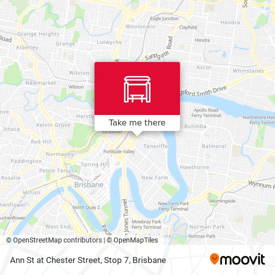 Ann St at Chester Street, Stop 7 map