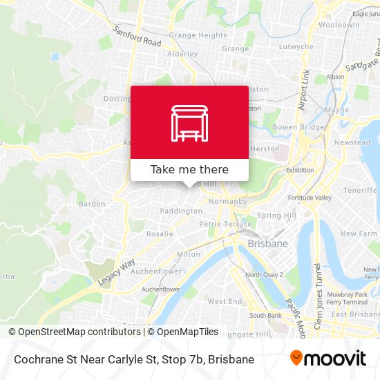 Cochrane St Near Carlyle St, Stop 7b map