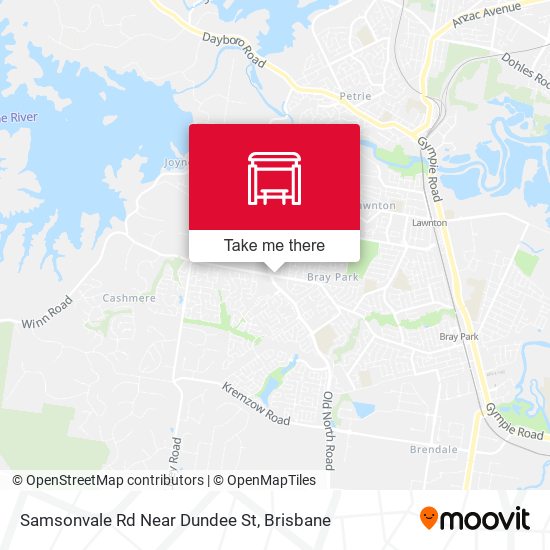 Samsonvale Rd Near Dundee St map