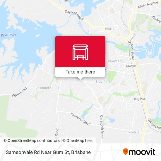 Samsonvale Rd Near Gum St map