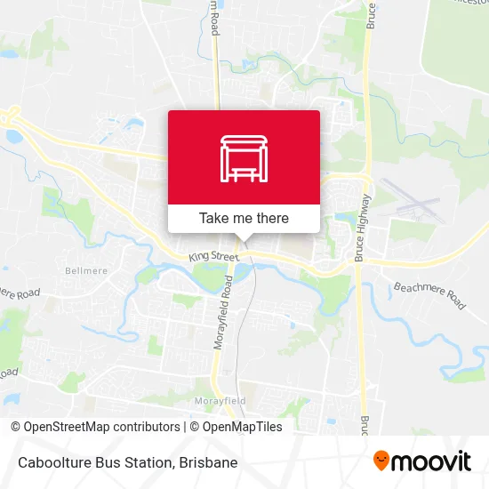 Mapa Caboolture Bus Station