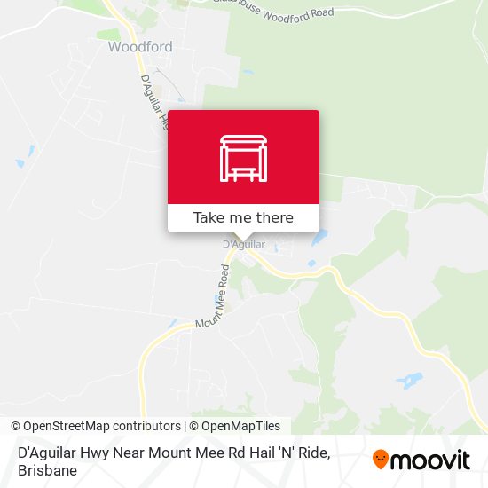 D'Aguilar Hwy Near Mount Mee Rd Hail 'N' Ride map
