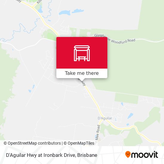D'Aguilar Hwy at Ironbark Drive map