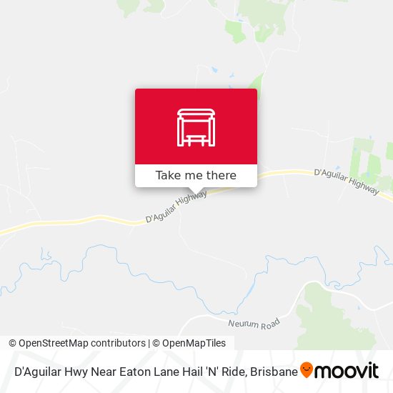 D'Aguilar Hwy Near Eaton Lane Hail 'N' Ride map