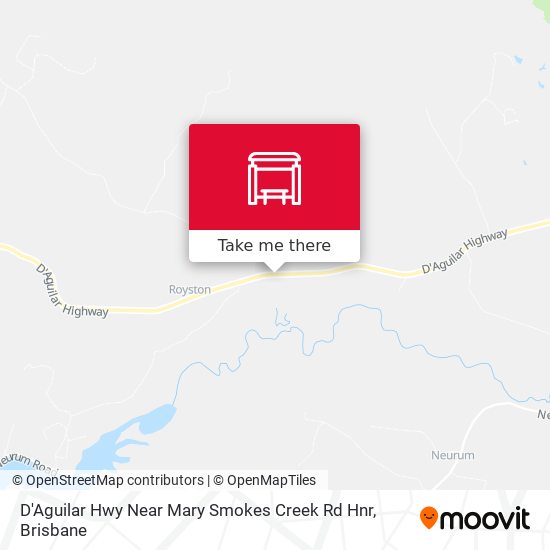 D'Aguilar Hwy Near Mary Smokes Creek Rd Hnr map