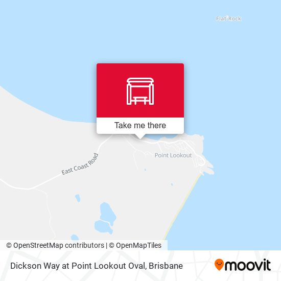 Dickson Way at Point Lookout Oval map