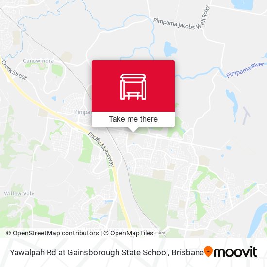Yawalpah Rd at Gainsborough State School map