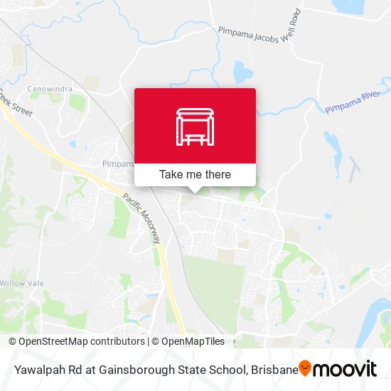 Yawalpah Rd at Gainsborough State School map