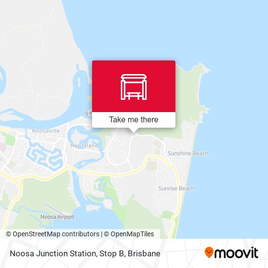 Noosa Junction Station, Stop B map