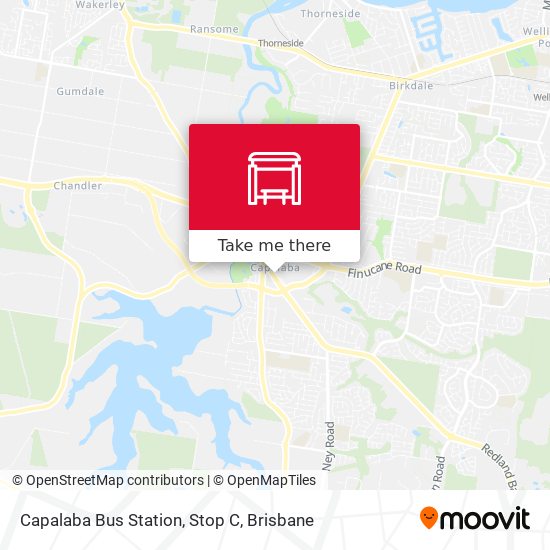 Mapa Capalaba Bus Station, Stop C