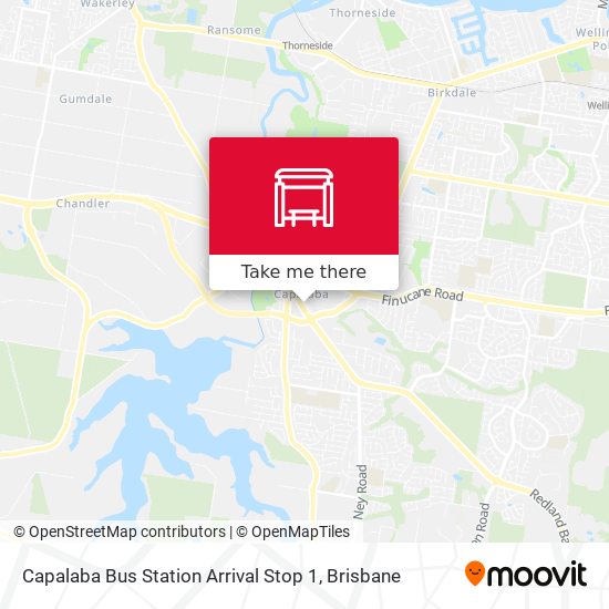 Capalaba Bus Station Arrival Stop 1 map