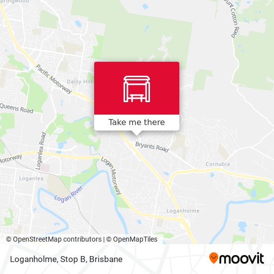 Loganholme, Stop B map