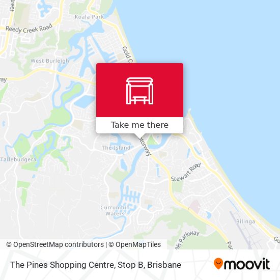 The Pines Shopping Centre, Stop B map