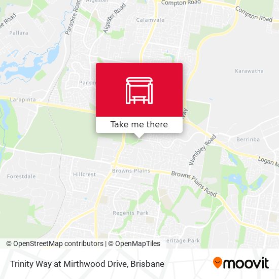 Trinity Way at Mirthwood Drive map