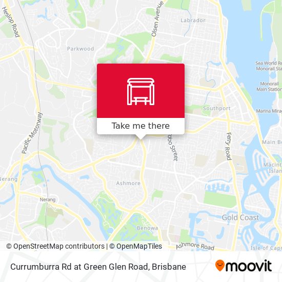 Currumburra Rd at Green Glen Road map