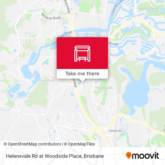 Helensvale Rd at Woodside Place map