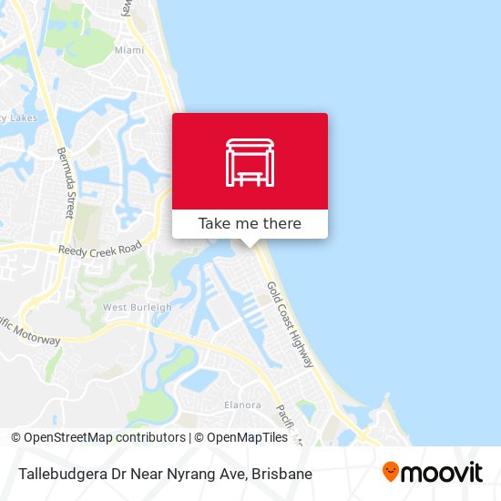 Mapa Tallebudgera Dr Near Nyrang Ave