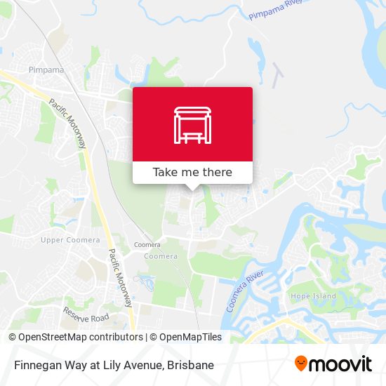 Finnegan Way at Lily Avenue map