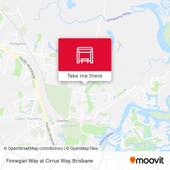 Finnegan Way at Cirrus Way map