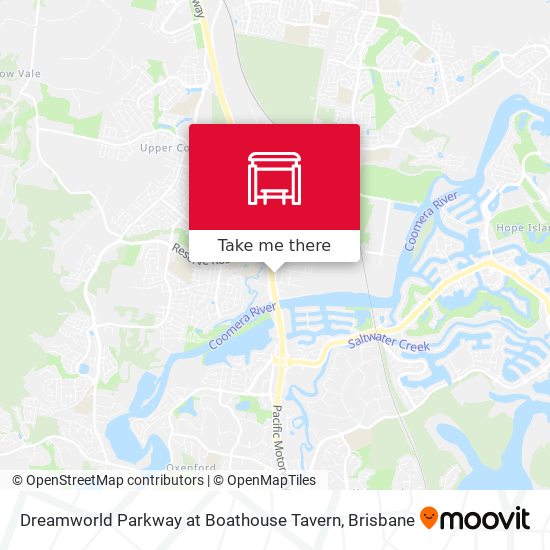 Dreamworld Parkway at Boathouse Tavern map