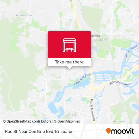 Roe St Near Con Brio Bvd map