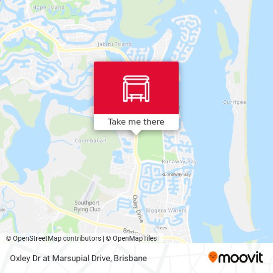 Oxley Dr at Marsupial Drive map