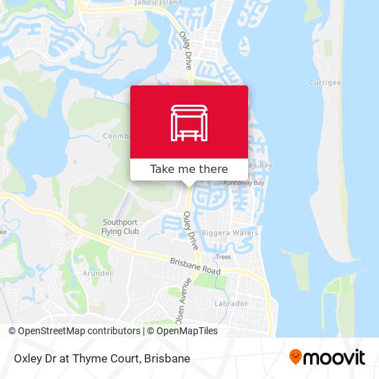 Oxley Dr at Thyme Court map