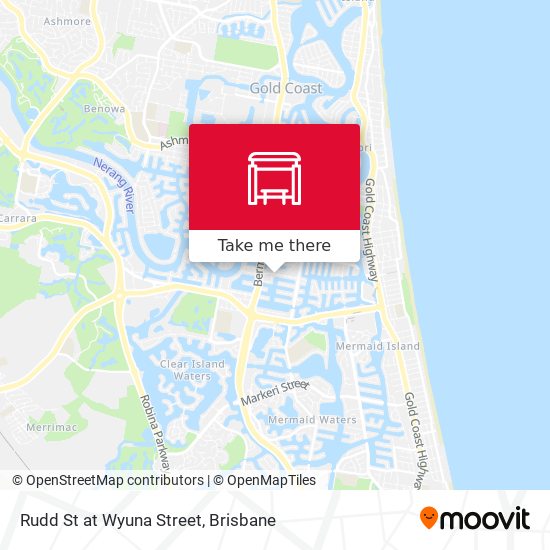 Rudd St at Wyuna Street map
