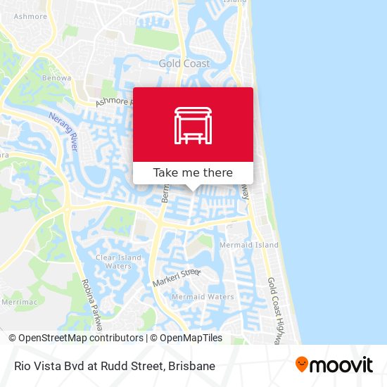 Rio Vista Bvd at Rudd Street map
