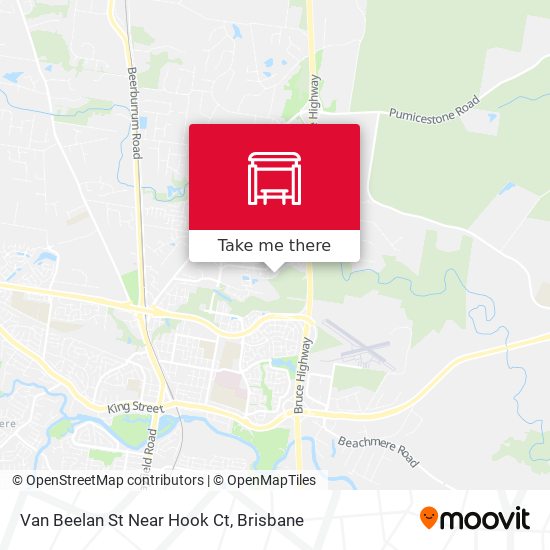 Van Beelan St Near Hook Ct map