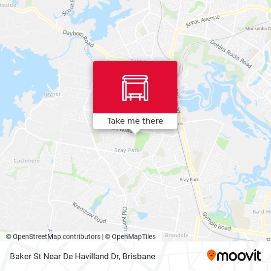 Baker St Near De Havilland Dr map