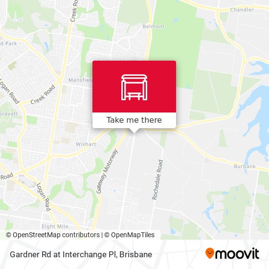 Gardner Rd at Interchange Pl map