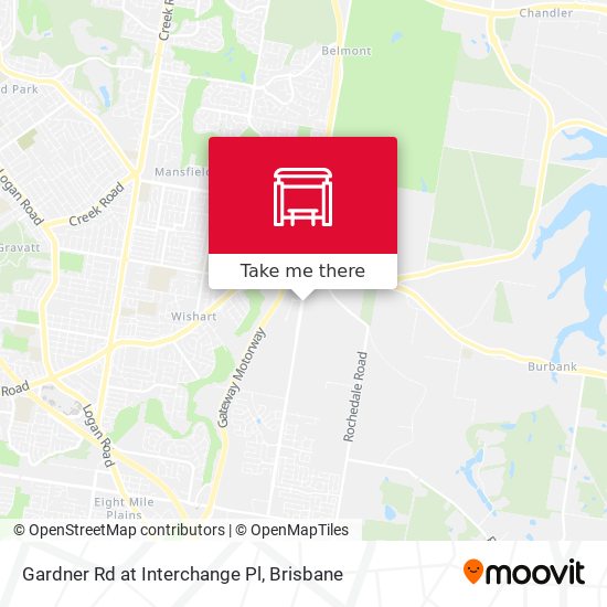 Gardner Rd at Interchange Pl map