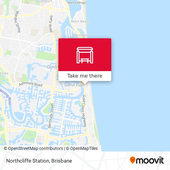 Northcliffe Station map