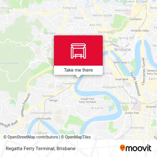 Mapa Regatta Ferry Terminal